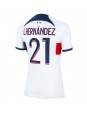 Paris Saint-Germain Lucas Hernandez #21 Venkovní Dres pro Dámské 2023-24 Krátký Rukáv